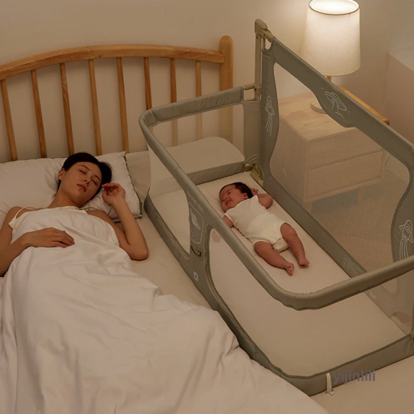 ToddCot™ - Baby Bedside Crib